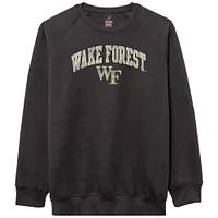 Men's League Collegiate Wear  Black Wake Forest Demon Deacons Essentials 2.0 Pullover Sweatshirt