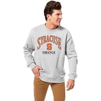 Men's League Collegiate Wear  Heather Gray Syracuse Orange Essentials 2.0 Pullover Sweatshirt