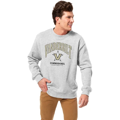 Men's League Collegiate Wear Heather Gray Vanderbilt Commodores Essentials 2.0 Pullover Sweatshirt