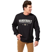 Men's League Collegiate Wear Black Vanderbilt Commodores Essentials 2.0 Pullover Sweatshirt