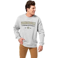 Men's League Collegiate Wear  Heather Gray Vanderbilt Commodores Essentials 2.0 Pullover Sweatshirt
