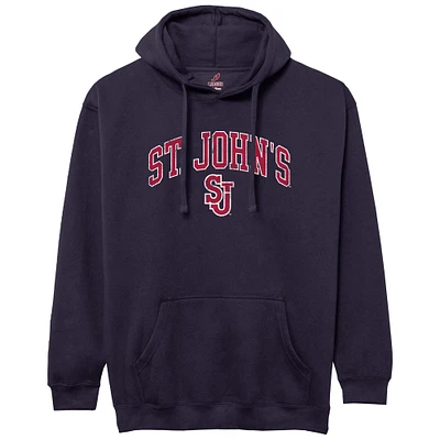 Men's League Collegiate Wear  Navy St. John's Red Storm Essentials 2.0 Fleece Pullover Hoodie