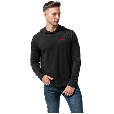Men's League Collegiate Wear Black Arkansas Razorbacks All-Day Pullover Hoodie