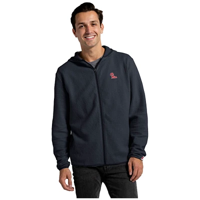 Men's League Collegiate Wear Navy Ole Miss Rebels Summit Full-Zip Hoodie