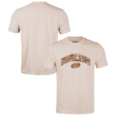 Men's Levelwear Khaki Carolina Hurricanes Desert Camo Richmond Decoy T-Shirt