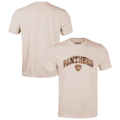 Men's Levelwear Khaki Florida Panthers Desert Camo Richmond Decoy T-Shirt