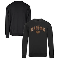 Men's Levelwear  Black Los Angeles Kings Pullover Crewneck Sweatshirt