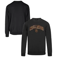 Men's Levelwear  Black Vegas Golden Knights Pullover Crewneck Sweatshirt