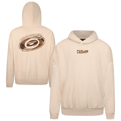 Men's Levelwear  Khaki Carolina Hurricanes Pullover Hoodie