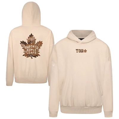 Men's Levelwear  Khaki Toronto Maple Leafs Pullover Hoodie