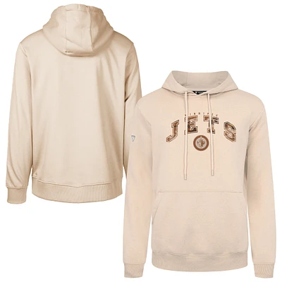 Men's Levelwear  Khaki Winnipeg Jets Pullover Hoodie