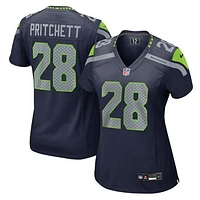 Women's Nike Nehemiah Pritchett  College Navy Seattle Seahawks Team Game Jersey