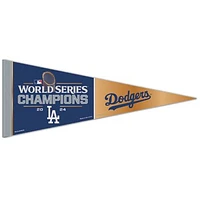 WinCraft Los Angeles Dodgers 2024 World Series Champions Locker Room 12" x 30" Premium Pennant