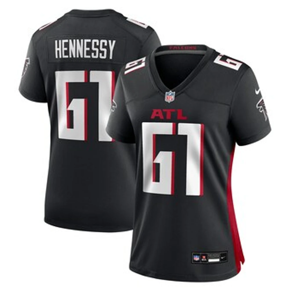 Women's Nike Matt Hennessy  Black Atlanta Falcons Team Game Jersey