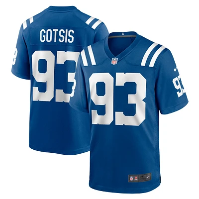 Men's Nike Adam Gotsis  Royal Indianapolis Colts Team Game Jersey