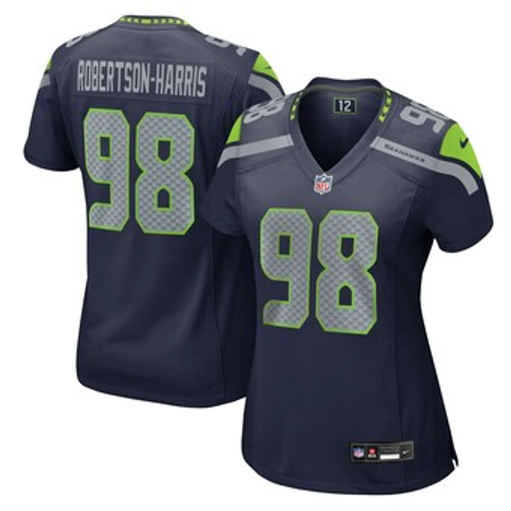 Women's Nike Roy Robertson-Harris  College Navy Seattle Seahawks Team Game Jersey