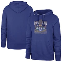 Men's '47 Royal Los Angeles Dodgers 2024 World Series Champions Big & Tall Headline Pullover Hoodie