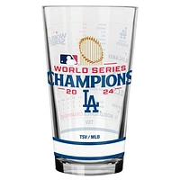 Los Angeles Dodgers 2024 World Series Champions 16oz. Stats Mixing Glass