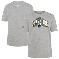 Men's New Era Gray Toronto Argonauts 111th Grey Cup Champions Locker Room T-Shirt