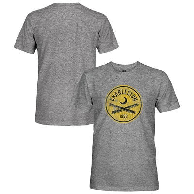 Men's 1863FC  Heather Gray Charleston Battery Vintage Tri-Blend T-Shirt