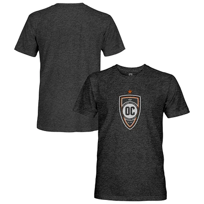 Men's 1863FC  Black Orange County SC Vintage Tri-Blend T-Shirt