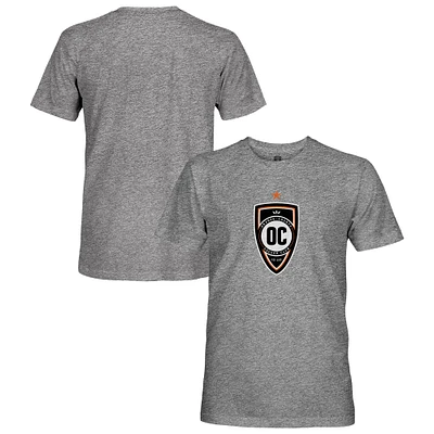 Men's 1863FC  Heather Gray Orange County SC Vintage Tri-Blend T-Shirt
