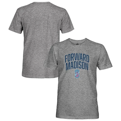 Men's 1863FC  Heather Gray Forward Madison FC Vintage Tri-Blend Short Sleeve T-Shirt