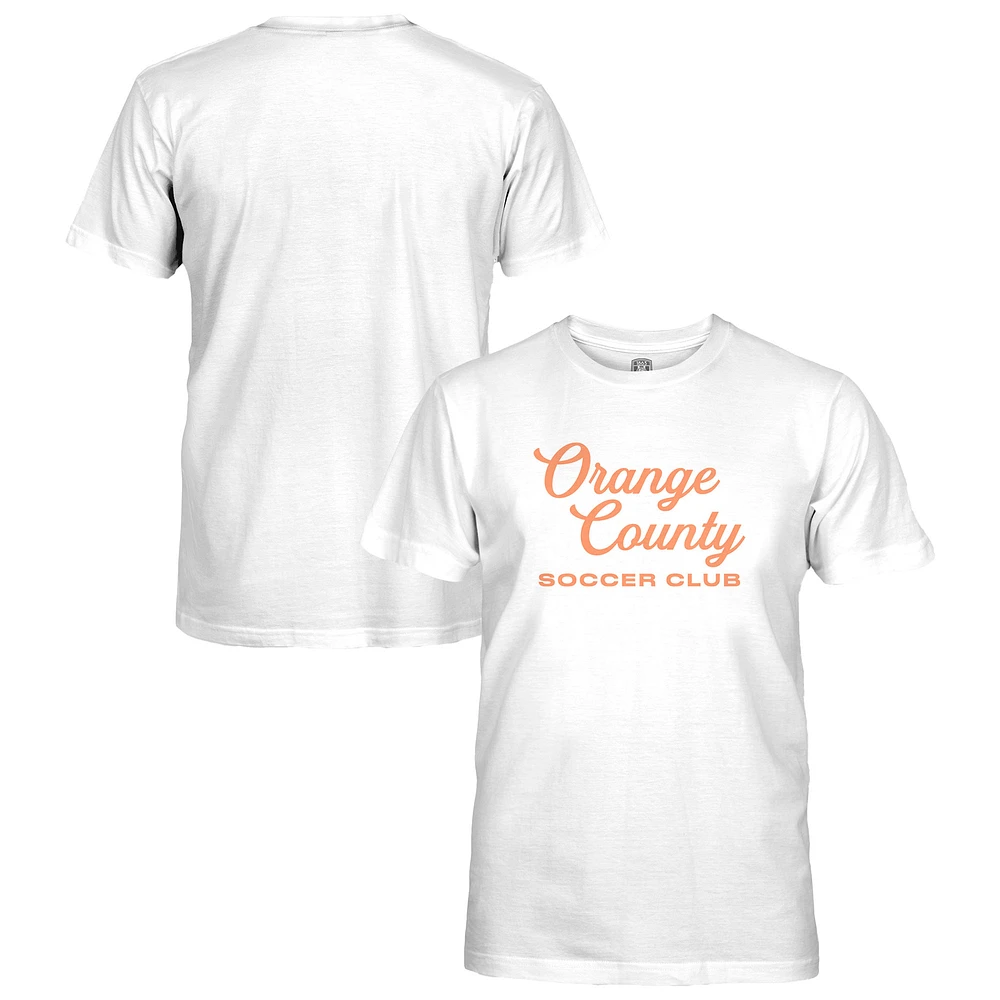 Youth 1863FC White Orange County SC Short Sleeve T-Shirt