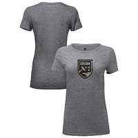 Women's 1863FC Heather Gray Birmingham Legion FC Color Badge Tri-Blend T-Shirt