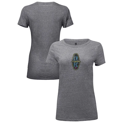 Women's 1863FC Heather Gray Las Vegas Lights FC Color Badge Tri-Blend T-Shirt