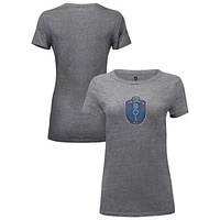 Women's 1863FC Heather Gray Memphis 901 FC Color Badge Tri-Blend T-Shirt