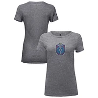 Women's 1863FC Heather Gray Memphis 901 FC Color Badge Tri-Blend T-Shirt