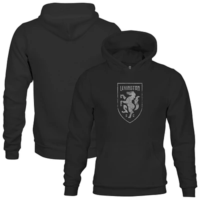 Youth 1863FC Black Lexington Legends Badge Fleece Pullover Hoodie