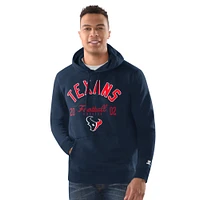 Men's Starter  Navy Houston Texans Pullover Hoodie