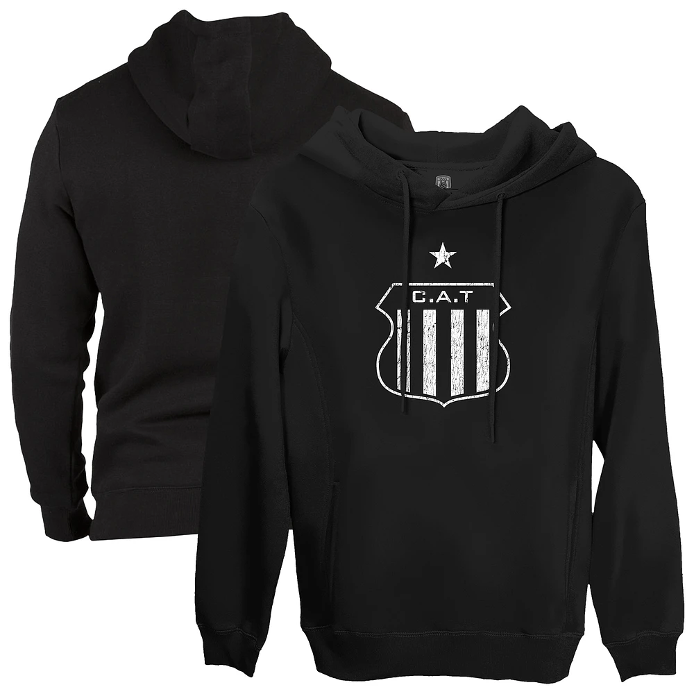 Men's 1863FC Black Club Atlético Talleres Fleece Pullover Hoodie