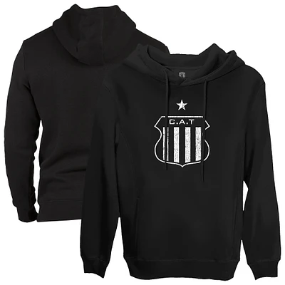 Men's 1863FC Black Club Atlético Talleres Fleece Pullover Hoodie