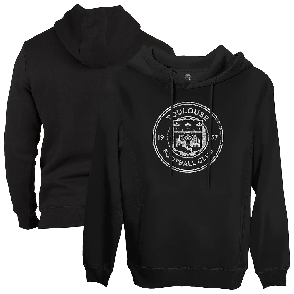 Men's 1863FC Black Toulouse Fleece Pullover Hoodie