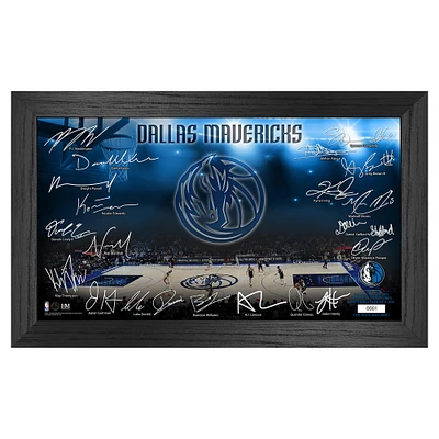 Highland Mint  Dallas Mavericks Signature Court Print