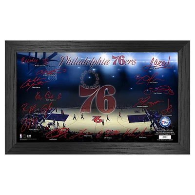 Highland Mint  Philadelphia 76ers Signature Court Print