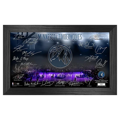 Highland Mint  Minnesota Timberwolves Signature Court Print