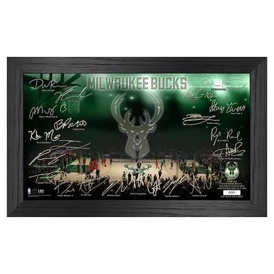 Highland Mint  Milwaukee Bucks Signature Court Print
