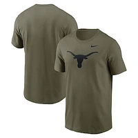 Men's Nike Olive Texas Longhorns Primetime Logo Performance T-Shirt