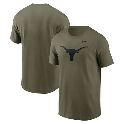 Men's Nike Olive Texas Longhorns Primetime Logo Performance T-Shirt