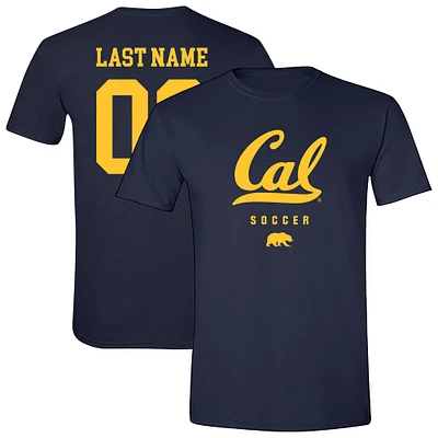 Unisex  Navy Cal Bears Collegiate Women's Soccer NIL Pick-A-Player T-Shirt