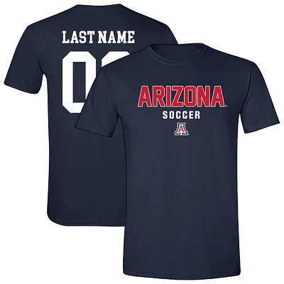 Unisex  Navy Arizona Wildcats Collegiate Women's Soccer NIL Pick-A-Player T-Shirt