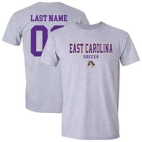 Unisex  Gray ECU Pirates Collegiate Women's Soccer NIL Pick-A-Player T-Shirt