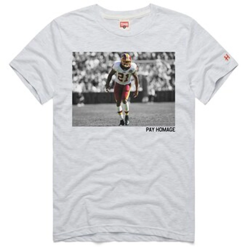 Men's Homage Sean Taylor Ash Washington Commanders Pay Tri-Blend T-Shirt