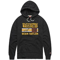 Men's Homage Sean Taylor Charcoal Washington Commanders Name & Number Tri-Blend Pullover Hoodie