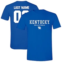 Unisex Royal Kentucky Wildcats Women's Volleyball NIL Pick-A-Player Shirsey Short Sleeve T-Shirt