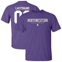 Unisex  Purple Northwestern Wildcats Collegiate Women's Volleyball NIL Pick-A-Player T-Shirt